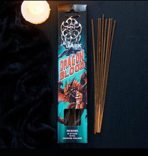 DRAGON BLOOD INCENSE STICKS WITH HOLDER