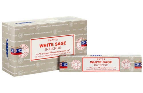 SATYA WHITE SAGE INCENSE STICKS