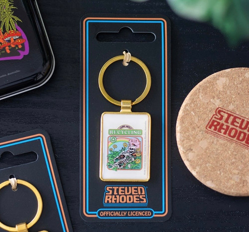 LEARN ABOUT RECYCLING KEYRING BY STEVEN RHODES