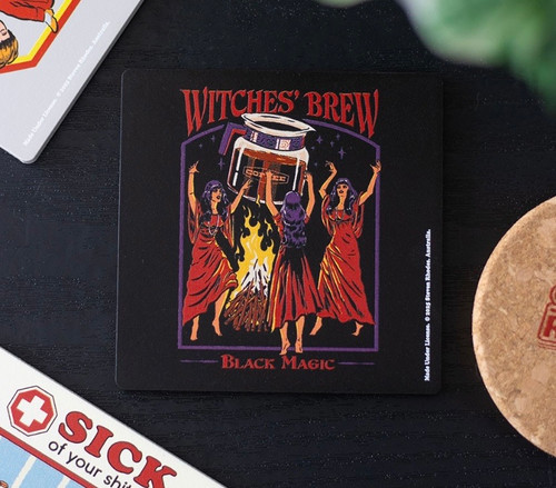 WITCHES' BREW COASTER BY STEVEN RHODES
