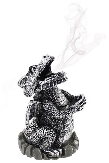 Something Different Silver Grey Resin Backflow Incense Holder