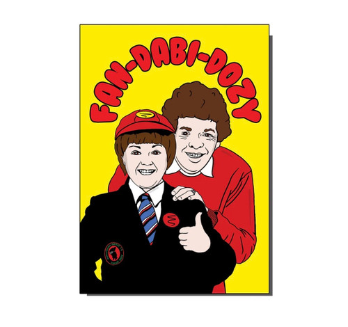 Fan Dabi Dozy The Krankies Inspired Greetings Card
