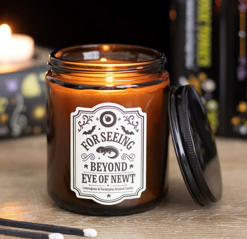 Witch’s Apothecary Eye Of Newt  Lemongrass & Eucalyptus Scented Candle