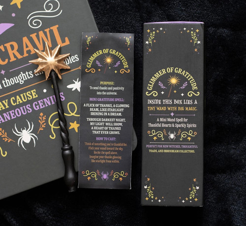 Witch’s Apothecary Mini Magic Wand & Gratitude Spell In A Box