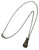 Sitting Spring Hare Pendant Necklace In Antique Silver Or Bronze 45cm Chain