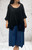 italian Lagenlook Jagged Hem Distressed Short Sleeved Jumper - Ideal For Layering - Onesize Fits 10-16
