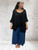 italian Lagenlook Jagged Hem Distressed Short Sleeved Jumper - Ideal For Layering - Onesize Fits 10-16