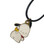 Handmade Sanrio Kuromi, Hello Kitty, My Melody Or Pochacco Enamel Charm Necklace On Black Wax Cord