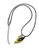 Wolverine & Deadpool Split Heart Twin Best Friend Necklace Silver Alloy On Wax Cord