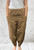 iTALIAN Onesize Scuba Camel Patch Pocket Cocoon Pants Trousers - Onesize Fits 12-18