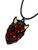 Horror Icons Pop Culture Black Enamel & Alloy Wax Cord Necklace