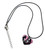Horror Icons Pop Culture Black Enamel & Alloy Wax Cord Necklace