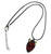 Horror Icons Pop Culture Black Enamel & Alloy Wax Cord Necklace