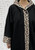 MADE IN ITALY  BLACK LEOPARD PRINT TRIM CAPE COAT - ONESIZE FITS 12-22