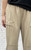Made In Italy Beige Origami Pleat Cocoon Barrel Leg Scuba Pull On Trousers - Freesize Will Fit 10-20