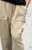 Made In Italy Beige Origami Pleat Cocoon Barrel Leg Scuba Pull On Trousers - Freesize Will Fit 10-20