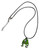 Mike Monsters Inc Enamel & Black Alloy Pendant Black Cord Necklace