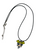 CARTOON POWER PUFF GIRLS INSPIRED Enamel & Black Alloy Pendant Cord Necklace