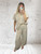 MADE IN ITALY 2PIECE CO-ORD TROUSER SET - SHORT SLEEVED PATCH POCKET SHIRT WITH WIDE LEG  TROUSERS - ONESIZE WILL FIT 8-14