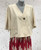 PORT ORIGINAL Onesize Pale Gold Crop Short Sleeve Jacket - Onesize Will Fit UK 10-16