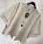 PORT ORIGINAL Onesize Pale Gold Crop Short Sleeve Jacket - Onesize Will Fit UK 10-16