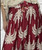 PORT ORIGINAL Palm Tree Print Border Edged Satin A-Line Maxi Skirt - Onesize Will Fit UK 10-16 In Beige Or Wine