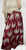 PORT ORIGINAL Palm Tree Print Border Edged Satin A-Line Maxi Skirt - Onesize Will Fit UK 10-16 In Beige Or Wine