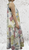 SALE NO RETURN GORGEOUS TENCEL SILK FEEL FLORAL HALTERNECK TIERED MAXI DRESS KHAKI DUSKY PINK - ONESIZE FITS UK 14-22/24 WAS £37