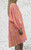 SALE NO RETURN NEON STRIPE EMBROIDERED SMOCK DRESS 3/4 BALLOON SLEEVES GRANDAD NECKLINE - PINK YELLOW OR PINK ORANGE ONESZIE FITS 10-16 WAS £36