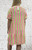 SALE NO RETURN FUN NEON STRIPED NOTCH NECK LOOSE FIT SMOCK DRESS - PINK, ORANGE, GREEN & YELLOW ONESIZE FITS UK 10-18 WAS £26