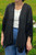 ITALIAN FRINGED CROCHET BACK KIMONO JACKET - BEIGE OR BLACK ONESIZE FITS UK 10-20