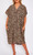 SALE NO RETURN Italian LeopardTan Mix  Animal Print  V Neck Cap Sleeve Smock Dress - Onesize Will Fit 12-20 WAS £21