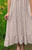 CUTE DITSY FLORAL SHIRRED TOP RUFFLE HEM MIDAXI DRESS - ONESIZE WILL FIT UK 10-18