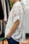 ZETA OTTO Sheer Lace Neru Collar Short Sleeve Oversized Shirt  In Black Or White- Onesize Will Fit UK 10-16