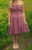FREESIZE ITALIAN CHEESECLOTH BANDEAU RUFFLE TIERED SHORT DRESS - ONESIZE FIT UK 6-12/14