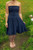 FREESIZE ITALIAN CHEESECLOTH BANDEAU RUFFLE TIERED SHORT DRESS - ONESIZE FIT UK 6-12/14