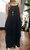 HIPPY CHIC black boho lightweight floaty strappy maxi dress with pockets - onesize will fit 8-16