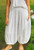 SALE NO RETURN BLOOM white ballon leg 7/8th crop raw edge seam cuffed trousers - Onesize fits 10-22 CO-ORD AVAILABLE WAS £27 SALE NO RETURN BLOOM white ballon leg 7/8th crop raw edge seam cuffed trousers - Onesize fits 10-22 CO-ORD AVAILABLE WAS £27