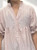 Pink & white striped artist smock short sleeve Elasticated cuff shirt / top onesize fits UK 10-18 Pink & white striped artist smock short sleeve Elasticated cuff shirt / top onesize fits UK 10-18