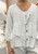 MADE IN ITALY CO-ORD WHITE LINEN WAVE PANEL SHORT JACKET 