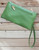 Green Gold Tree Motif Small Crossbody Twin Compartment Bag With Wristlet Strap