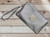 Bronze With Gold Tree Motif Small Crossbody Twin Compartment Bag With Wristlet Strap
