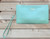 Long & Son Mint Green Small Crossbody Twin Compartment Bag With Wristlet Strap