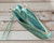 Long & Son Mint Green Small Crossbody Twin Compartment Bag With Wristlet Strap