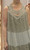 MADE IN ITALY taupe / mocha sleeveless crochet & lace panelled boho midi smock dress - onesize fits 12-22