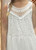 MADE IN ITALY white sleeveless crochet & lace panelled boho midi smock dress - onesize fits 12-22