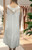MADE IN ITALY white sleeveless crochet & lace panelled boho midi smock dress - onesize fits 12-22