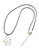 PIKACHU POKÉMON INSPIRED SILVER ALLOY OUTLINE PENDANT ON WAX CORD NECKLACE