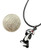 Sylvester Looney Tunes Inspired Enamel & Black Wax Cord Necklace