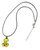 Tweety Pie Loony Tunes Inspired Enamel & Black Alloy Wax Cord Necklace